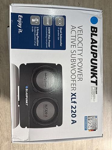 Аксессуарлар жана тюнинг: BLAUPUNKT XLF 220 A — активный автомобильный сабвуфер серии Velocity — 2