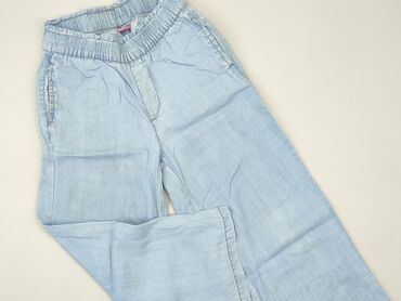 jeansy poszerzane nogawki: Jeans, 9 years, 128/134, condition - Good