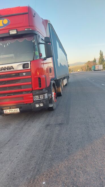 прицеп термобудка: Тягач, Scania, 2000 г., Без прицепа