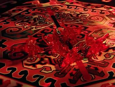 diorama: Fiqur, Plastik, rəng - Narıncı — 2