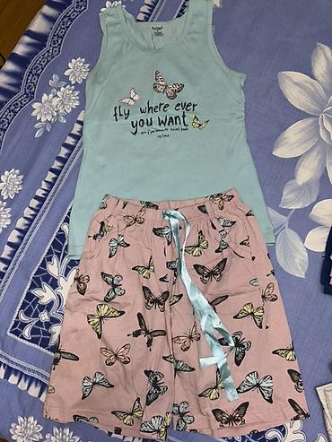 ev desti: Qadınlar üçün iki hissəli ev geyimi/pijama dəsti - S ölçü Türkiyə — 1