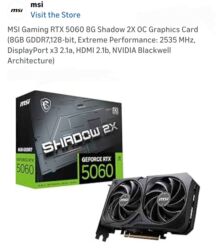 Videokartlar: Videokart NVidia GeForce RTX 5060, 12 GB, Yeni — 22