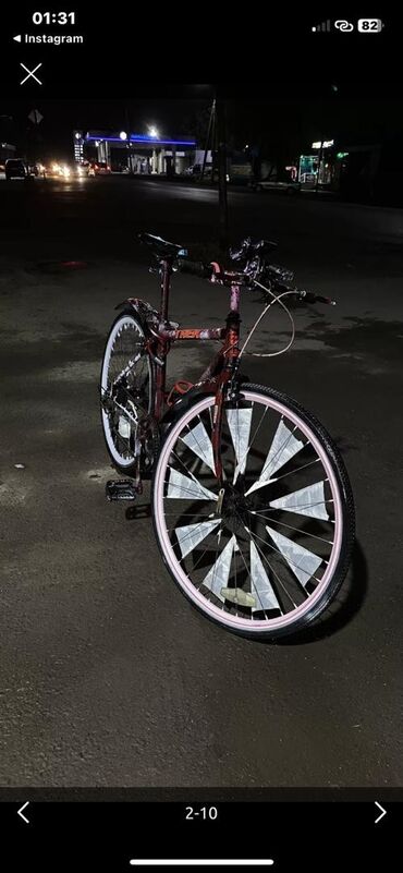 литые диски на велосипед: Горный велосипед, Б/у