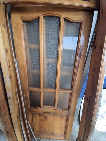 Yataq otağı üçün İşlənmiş Otaq qapısı 90x205 sm Çərçivə ilə, Ünvandan götürmə