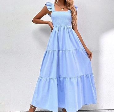 Haljine: ✅Letnja maxi haljina sa volan naramenicama
✅Sve po 2000 din 🔥🔥 — 9