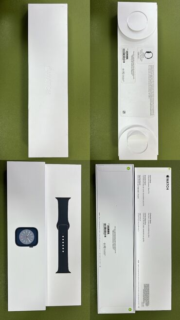 Apple Watch: Apple Watch 8, 45 mm Midnight Sport Band. Новый, запечатанный, не