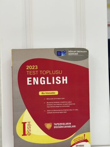 банк тестов по химии 1 часть pdf: İngilis dili Testlər 11-ci sinif, 1-ci hissə, 2023 il