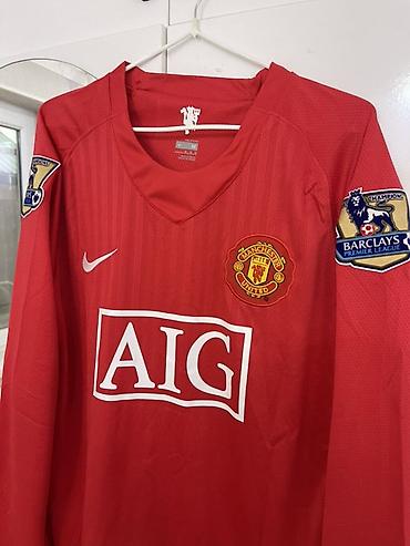 футболки молодежные мужские: Футбольная форма и Шорты Manchester United — домашняя длинный рукав — 5