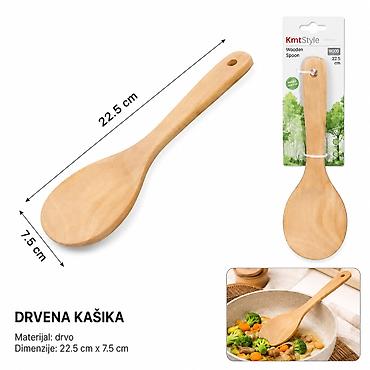 KMT Kašika za pirinač 5403654 Praktična drvena kašika za pripremu