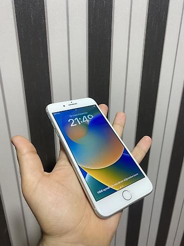 iphone 7: IPhone 8 Plus, 64 GB, Ağ, Barmaq izi — 4