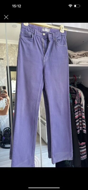 Cinslər: Cinslər, Bershka, S (EU 36), rəng - Yasəmən