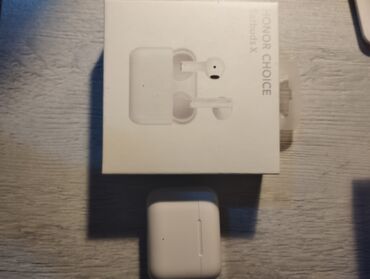 QAZ: İşlənmiş Simsiz (Bluetooth) Qulaqcıqlar, Honor, rəng - Ağ