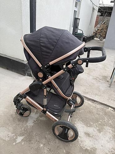 Коляски: Коляска, цвет - Черный, Б/у — 4