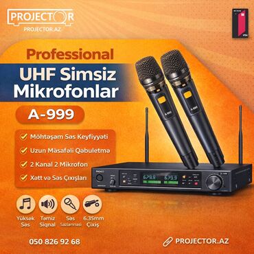 Mikrofonlar: Yeni Radio Mikrofon Ödənişli çatdırılma — 1