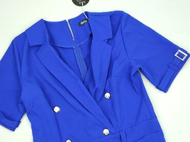 duże rozmiary ekskluzywne sukienki plus size: Women`s overall, 2XL (EU 44)