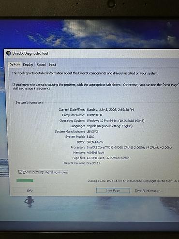 lenovo core i7: İşlənmiş Lenovo IdeaPad, 15.6 ", Intel Core i3, 256 GB, Ödənişli çatdırılma — 7