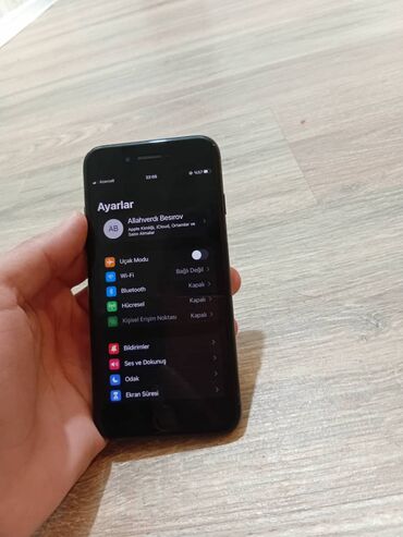 Apple iPhone: IPhone 7, 32 GB, Qara, Zəmanət, Barmaq izi, Sənədlərlə — 7