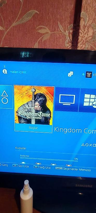 PS4 (Sony Playstation 4): Ps4 slim 872,8 gb yaddaş Versiya-13,50(son güncəlləmədi) 2 pult — 5