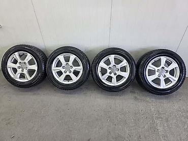 dim staklo: ALUMINIJUMSKE FELNE A4 B8 SA TOP GUMAMA 16 5 X 112 | ORIGINAL AUDI — 5