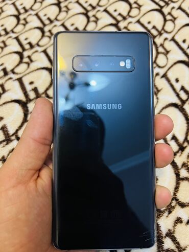 Samsung: Samsung Galaxy S10 Plus, 128 ГБ, цвет - Черный, Кнопочный, Сенсорный, Отпечаток пальца
