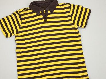 bluzki żółte w czarne paski: Koszulka polo, M, stan - Dobry