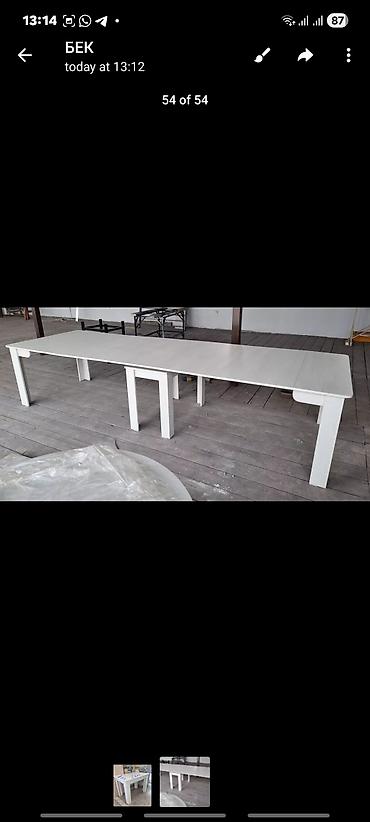 столы кухня: СТОЛ ТРАНСФОРМЕР 2.6м×1м — 2