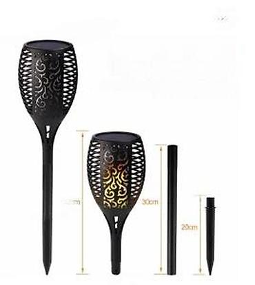 Baštenska rasveta: Solarna LED baštenska baklja – efekat treperave vatre - Dekorativna — 23