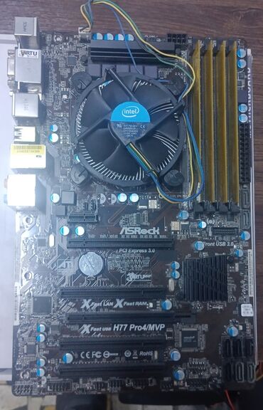 блоки питания для серверов atx (ps2): Материнская плата, Б/у, ASRock, LGA1155, ATX, Для ПК