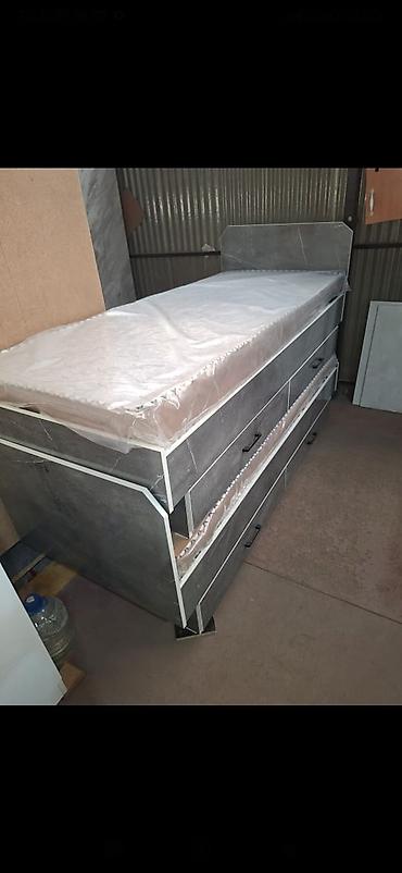 bunk bed: Односпальная кровать, Новый, С матрасом, длина - 190 см — 5