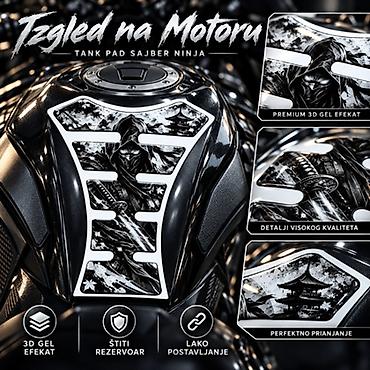 Tank Pad Sajber Ninja – 3D Zaštita Rezervoara za Moto - 2861 Tank Pad