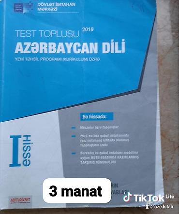 Книги и журналы: Məhsul: Azərbaycan dili üzrə hazırlıq kitabları 1) Test Toplusu – — 2