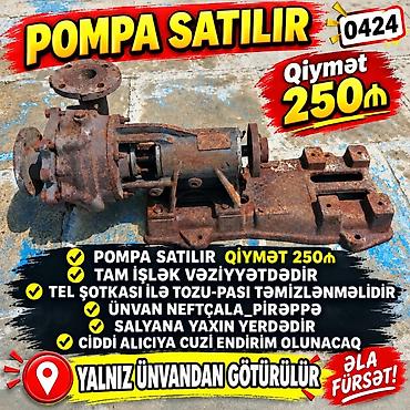 ot bicən kirayə: Pompa satılır – qiymət 250₼. Məlumat: - Tam işlək vəziyyətdədir - Tel — 1