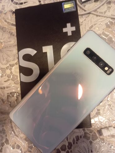 Samsung: Samsung Galaxy S10 Plus, 128 GB, rəng - Mavi, İki sim kartlı, Sənədlərlə