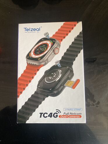 telzeal smartwatch t sports: Yeni, Smart saat, Telzeal, Аnti-lost, rəng - Qara