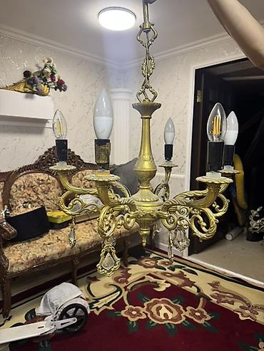 lyustralar: Çılçıraq, 5 lampa, Metal — 1