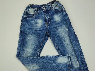 Jeansowe: Spodnie jeansowe, Destination, 12 lat, 152, stan - Idealny