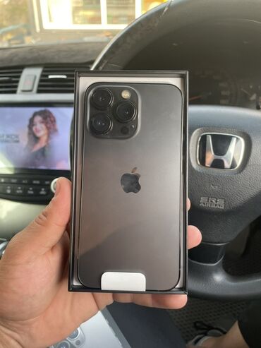 Apple iPhone: IPhone 13 Pro, Б/у, 256 ГБ, Графит, Зарядное устройство, Защитное стекло, Коробка, 85 % — 2