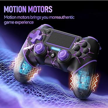 Видеоигры и приставки: 🎮 PS4 üçün Wireless Joystick – Möhtəşəm Starry Sky Dizayn! 🌌 Oyun — 5