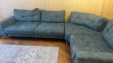 Divan və masa dəstləri: İşlənmiş, Künc divan, Qonaq otağı üçün, Açılan, Türkiyə — 2