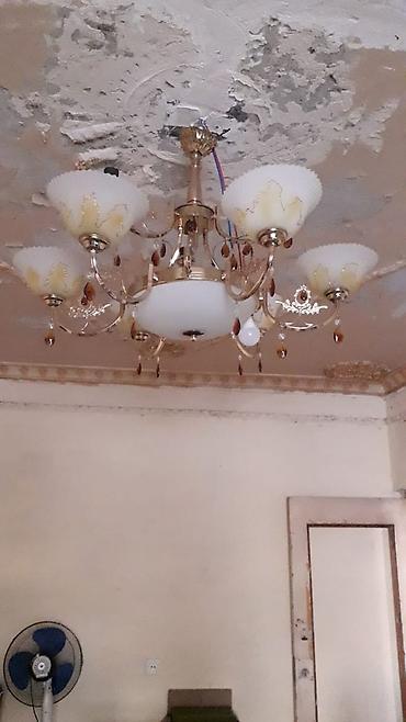 İşıqlandırma: Çılçıraq, 7 lampa, Metal — 1