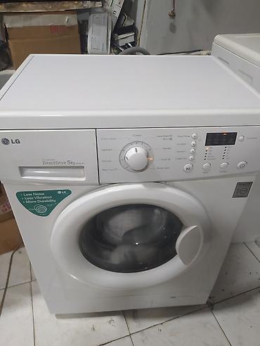 2 ci el komputer: Paltaryuyan maşın LG, 5 kq, İşlənmiş, Avtomat, Qurutma var, Kredit yoxdur, Pulsuz çatdırılma — 2