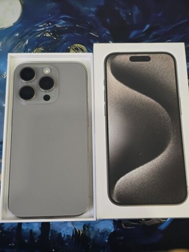 usb type c: IPhone 15 Pro, Б/у, 256 ГБ, Natural Titanium, Коробка, 84 %