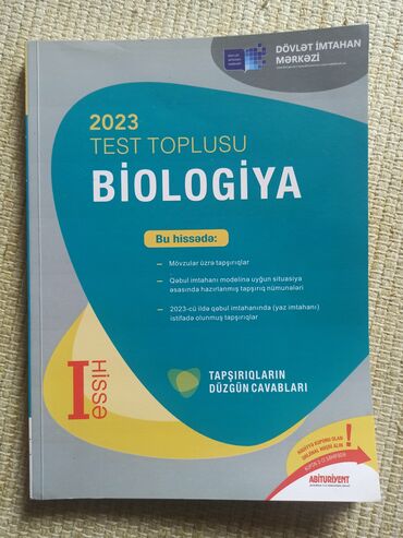 testler 2020: Biologiya fənnindən DIM vəsaitləridir. Kitablar tam səliqəli formada