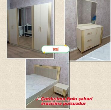 Yataq otağı dəstləri: İkinəfərlik çarpayı, Dolab, Rusiya, Yeni — 3