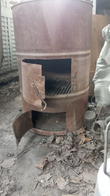 газовая печка для отопления: Печь бочка