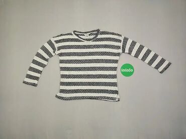 Bluza, S (EU 36), wzór - Linia, kolor - Biały