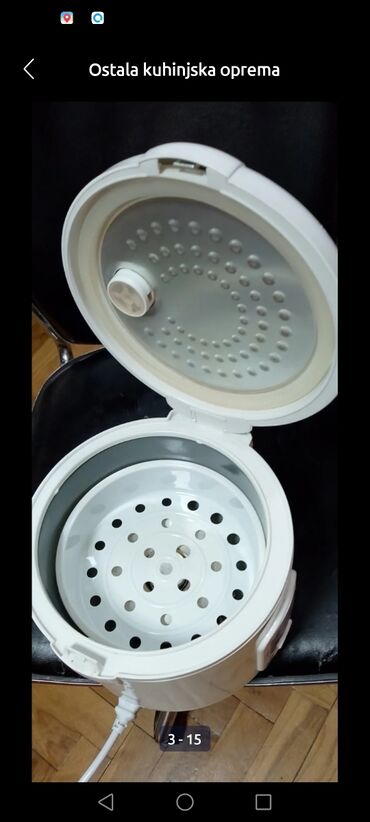 Ostali kuhinjski aparati: Friteza na paru idealna za pripremu Povrća. Pirinča ili drugih na lalafo.rs — 12 Ostali kuhinjski aparati: Friteza na paru idealna za pripremu Povrća. Pirinča ili drugih — 12