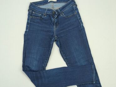 spódnice jeansowe z falbanami: Jeansy, XS, stan - Bardzo dobry