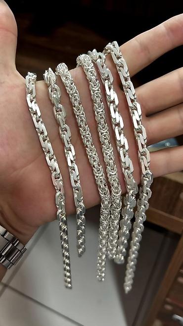 Серебряные цепочки: Цепочка, Проба 925, Унисекс, Новый — 12