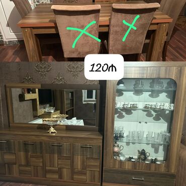 qonaq desti: Kamod,qorko və tək masa satılır cəmi 120₼. Oturacaqlar satılmır. +